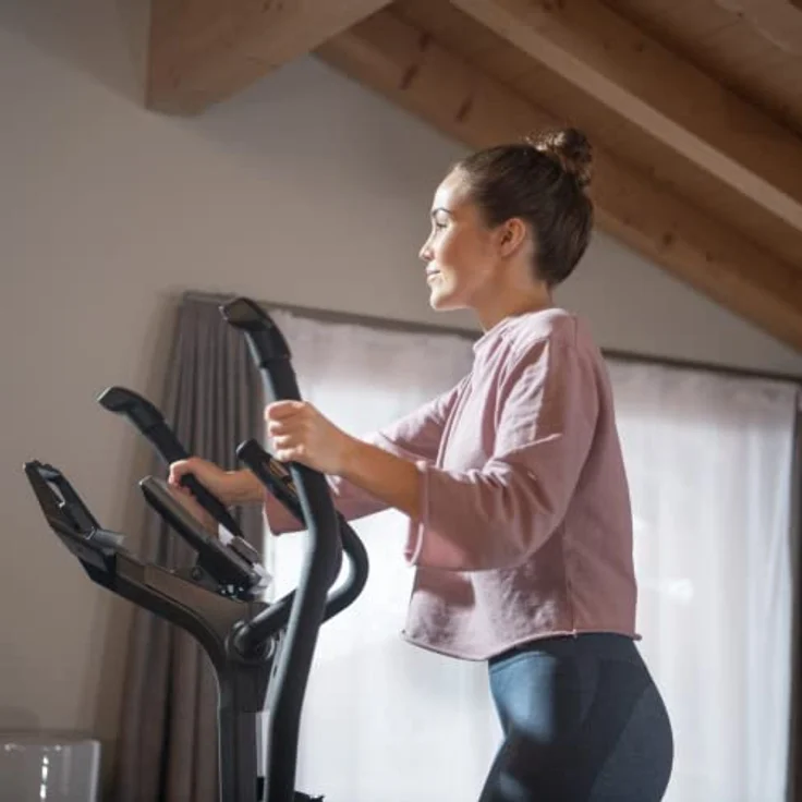 Kettler Crosstrainer Optima 400 | 14 kg Schwungmasse | 10 Trainingsprogramme | 15 Widerstandsstufen | Magnetbremssystem | Transportrollen | Hohe Gewichtsbelastung von 130kg | Herzfrequenzprogramm – Bild 2