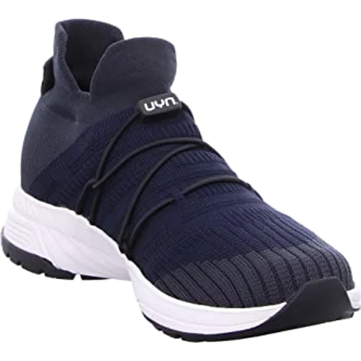 UYN Free Flow Tune Slip-on Sneaker, Damen Laufschuhe mit Merinowolle und atmungsaktivem Knit-Gewebe, night blue, Größe 42 – Bild 6