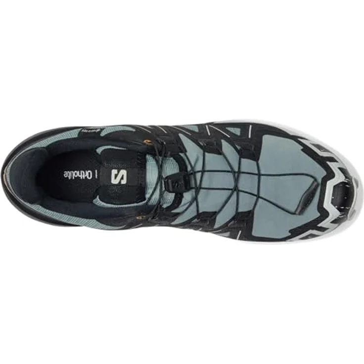 Salomon Errores de Foto L47880000, Wanderschuhe mit robustem Mesh-Obermaterial, Schnellschnürung, Trooper/Black/Wood Thrush, Größe 46 2/3 – Bild 2