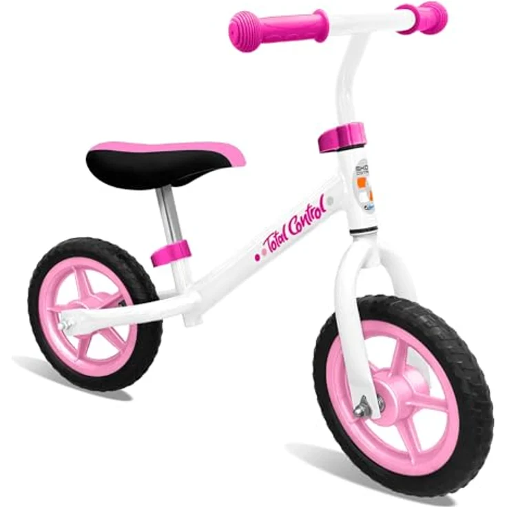 Stamp Running Bike/LAUFRAD SKIDS Control ROSA, Kinderfahrrad mit Stahlrahmen, EVA-Reifen und verstellbarem Sattel – Bild 2