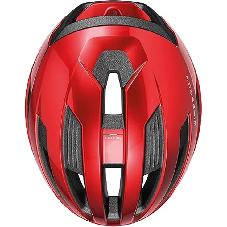 ABUS Rennradhelm WingBack, leichter Roadhelm mit optimaler Belüftung und Zoom Ace Verstellsystem, rot, Größe S – Bild 4