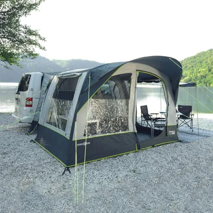 Brunner Tunnelzelt, aufblasbares Buszelt mit A.I.R. Tech Luftgestänge, 1.80 kg, Wassersäule 3000 mm – Bild 3