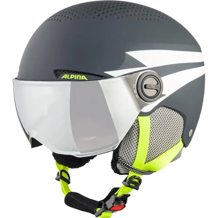Alpina Zupo Visor Q-lite charcoal-neon matt (32) 54-58 – Bild 2