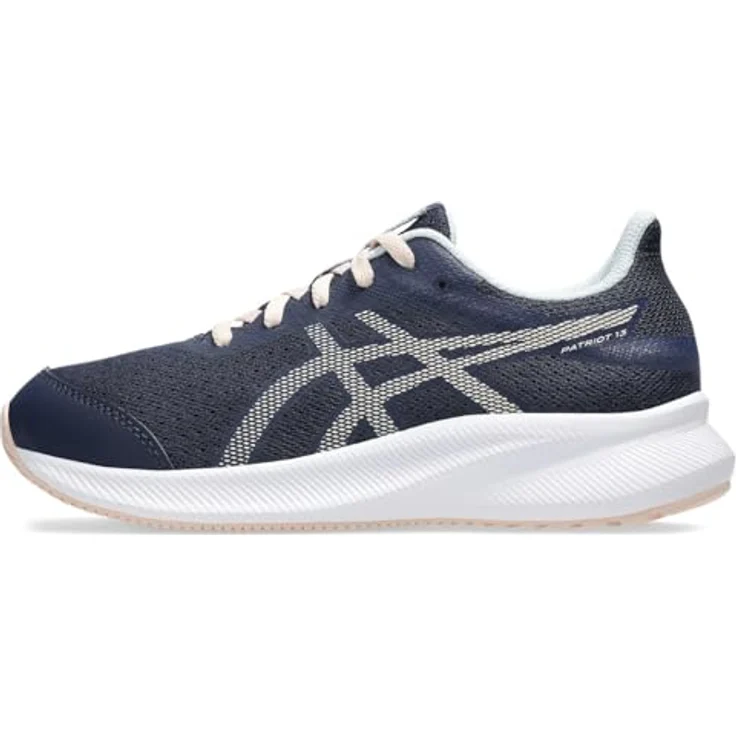 Asics Patriot 13 GS, Laufschuhe für Kinder in MIDNIGHT/PEARL PINK, Größe 37.5, atmungsaktives Obermaterial, dämpfende Zwischensohle, Gummisohle für Traktion – Bild 5