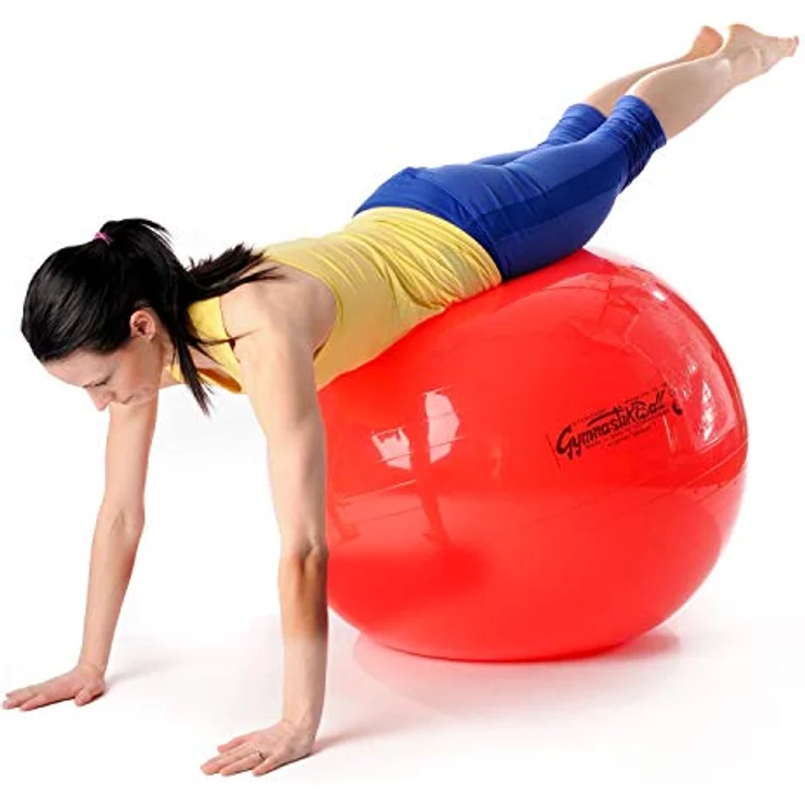 Original Pezzi Pezziball Standard 75 cm m. Ballschale rot Sitzball – Bild 2
