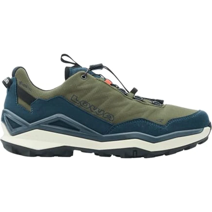 Lowa Maddox Pro GTX Lo SL, Multifunktionsschuhe für Herren, wasserdicht, Navy/Oliv, EU 42 – Bild 2