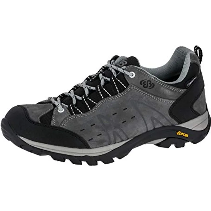 BRÜTTING Outdoorschuh Mount Bona Low, Velourslederschuh mit komfortabler Gummisohle und modischer Schnürung