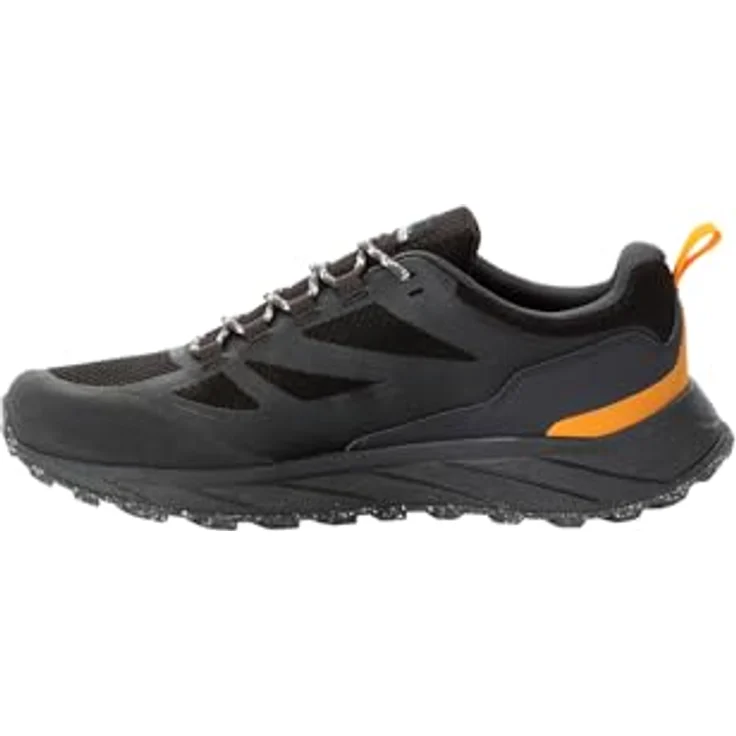 Jack Wolfskin TERRAVENTURE TEXAPORE LOW M, wasserdichter Wanderschuh mit Vibram®-Gummilaufsohle, schwarz – Bild 2
