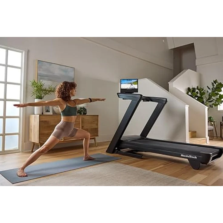 NordicTrack Commercial 1750 Laufband, Laufband mit iFIT, faltbar und schwenkbarer 16" Touchscreen, RunFlex-Dämpfung – Bild 4