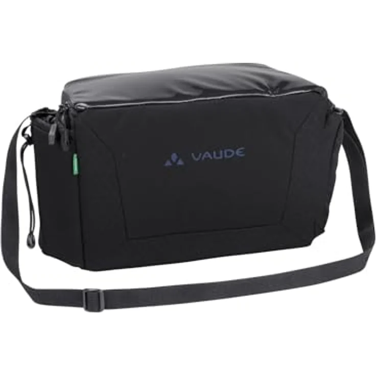 VAUDE eBox Lenkertasche, KLICKfix ready, 6 Liter Volumen, wasserabweisend, inkl. Schultergurt, schwarz – Bild 1
