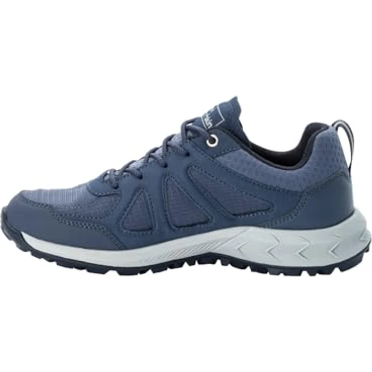 Jack Wolfskin Woodland 2 Texapore Low W, Damen Wanderschuhe, wasserdicht und atmungsaktiv, Blau (Größe 41) – Bild 1