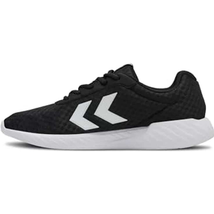 Hummel Legend Breather Sneaker, knöchelhohe Laufschuhe mit Aerotech-Technologie und EVA-Laufsohle, schwarz/weiß, Größe 37 EU – Bild 6