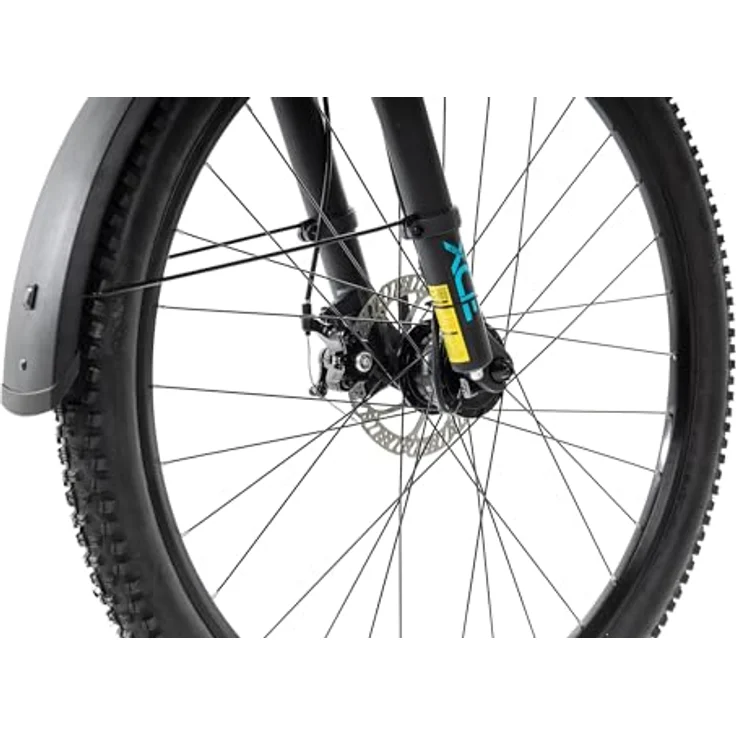 Axess SANDEE ATB Hardtail Mountainbike, 27.5 Zoll, grün, mit 2x7-Gang Shimano Schaltung und LED-Lichtanlage – Bild 3