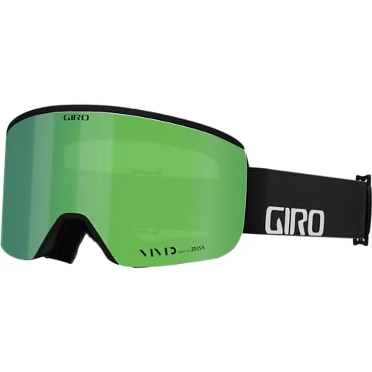 Giro AXIS Herren Skibrille, SuperFit M Größe, Black Wordmark, EXV Frameless Design, magnetisches Schnellwechselsystem, helmkompatibel, OTG-friendly