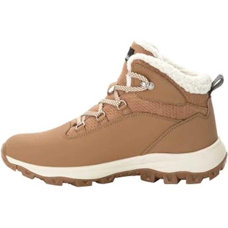 Jack Wolfskin Everquest Texapore Mid W, Damen Wanderschuhe, wasserdicht, atmungsaktiv, braun, für Winterbedingungen bis -30 °C – Bild 2