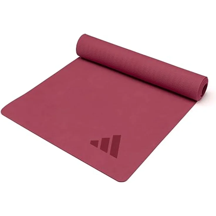 Adidas Premium Yoga Mat - 5mm - Mystery Ruby, Yogamatte mit rutschfestem TPE-Schaumstoff – Bild 3