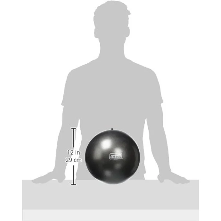 Sissel Pilates Ball 26 cm anthrazit – Bild 2