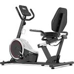 Hop-Sport Liegeergometer HS-060L - Liegeheimtrainer mit Handpulssensoren, 15 kg Schwungmasse, 8 Widerstandsstufen - Sitzergometer für Senioren max. Benutzergewicht 130 kg Silber - Preisvergleich