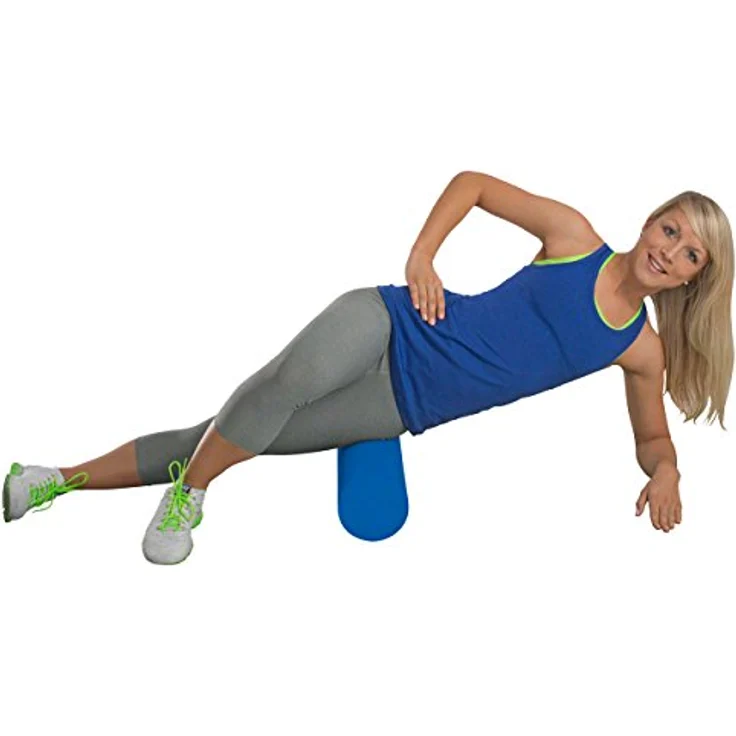 Sport-Tec softx® Faszien-Rolle 145, Reha-Massage Rolle, Selbst Massage, blau – Bild 2