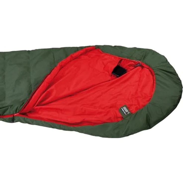 High Peak Mumienschlafsack Pak 600 ECO Sommer Trekking Schlafsack Ultraleicht, grün – Bild 5