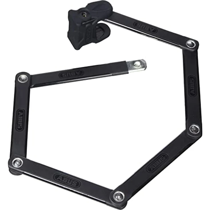 ABUS Bordo 6000K/90, Faltschloss aus gehärtetem Stahl, Schwarz, 90 cm, Sicherheitslevel 10, inkl. 2 Schlüssel – Bild 5
