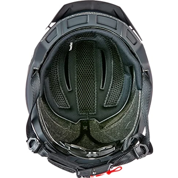 Cratoni Velohelm Light Fit System, 9 Belüftungsöffnungen, integriertes Rücklicht, 53-58 cm, antibakterielle Clean Tex Pads – Bild 4