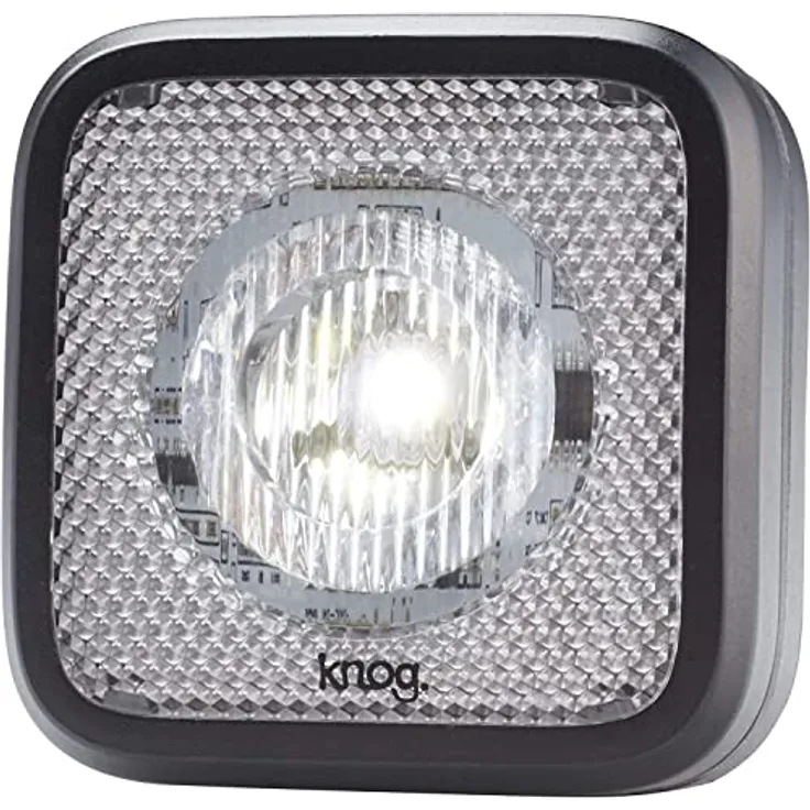 Knog., Velolicht, 80 lm, mit integriertem Reflektor, USB-Ladeanschluss, StVZO genehmigt, schwarz