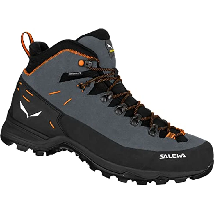 Salewa Alp Mate Winter Mid, Wasserdichter Herren Wanderschuh (Größe 45) mit 360° Rundumschutz und Atmungsaktiver Membran, Schwarz – Bild 2