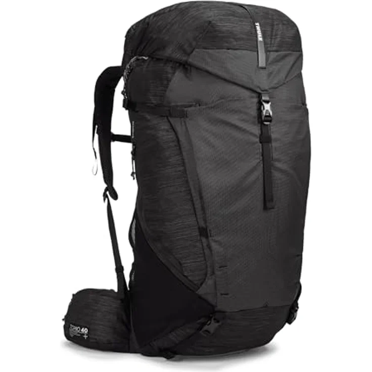 Thule Topio 40 L Rucksack, Wanderrucksack aus 100% Polyethylen, schwarz, 60 cm – Bild 1