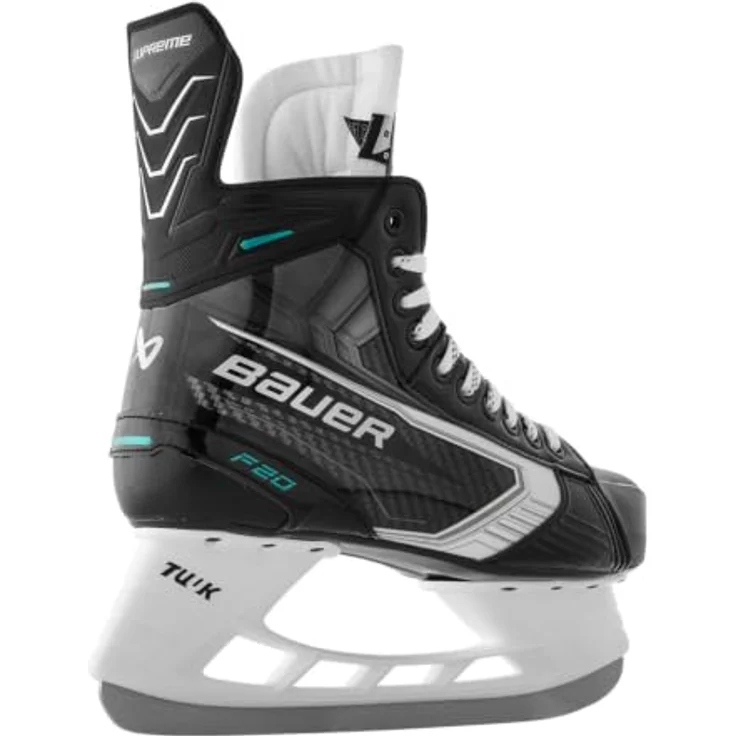 Bauer Supreme F20 INT Eishockey Schlittschuhe, D | Flexibles Digi Comp-Oberteil, klassische Schnürkonstruktion, EU 39 (5,5) – Bild 4