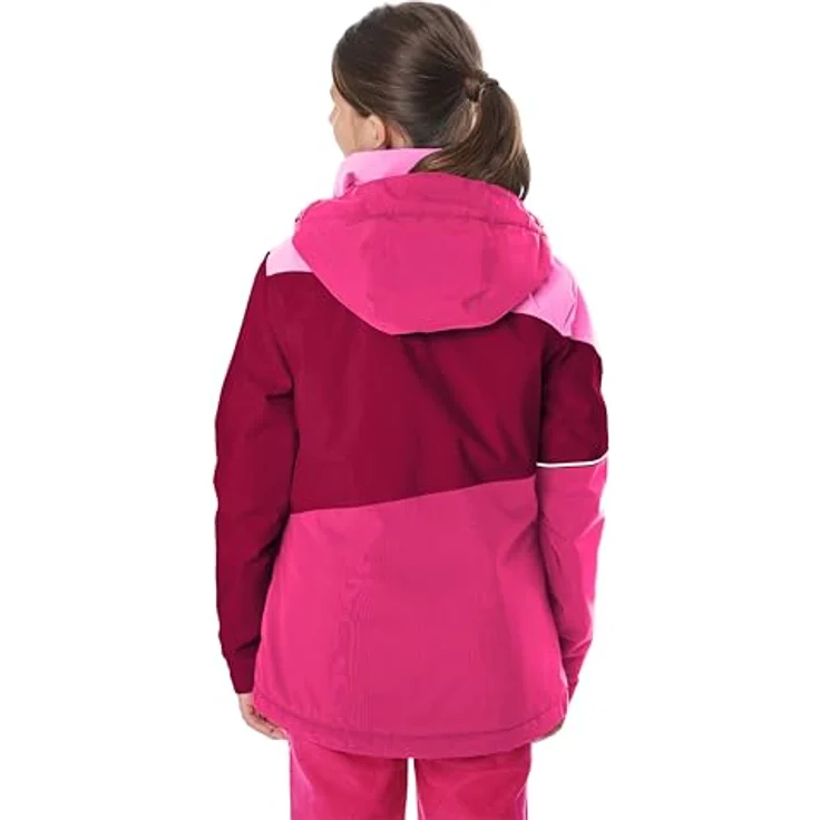 Killtec KSW 331 Mädchen Skijacke, wasserdicht mit Kapuze und Schneefang, rosa, Größe 152 – Bild 2