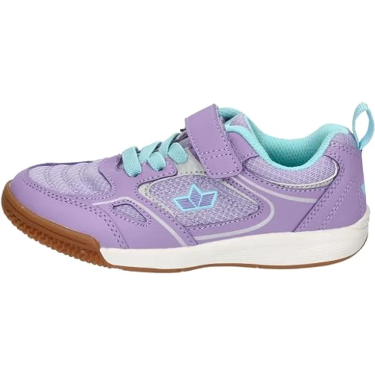 Lico Racine VS Laufschuhe für Mädchen, lila/türkis, Klettverschluss, atmungsaktiv, non marking Gummi Laufsohle – Bild 2