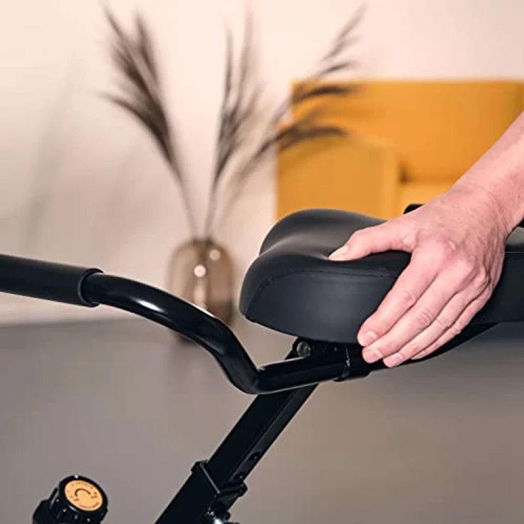 SportPlus Tischfahrrad für zuhause | Heimtrainer Fahrrad klappbar für höhenverstellbare Tische | perfekt für Homeoffice – Bild 4