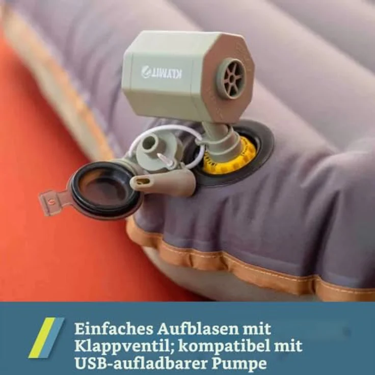 Klymit Klymaloft Schlafmatte, extra breite Isomatte mit Schaumstoffauflage und I-Träger-Luftkammern, 198 cm, 135 cm, 2720 g – Bild 5
