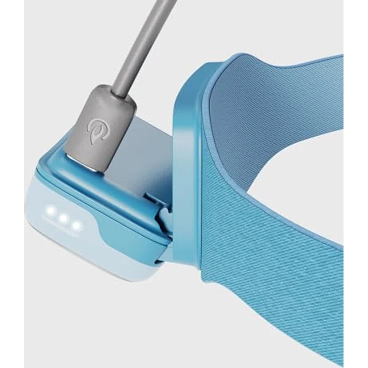 Biolite Stirnlampe 500, blau, 500 Lumen, schnelles USB-C Aufladen, IP68, 1 Stunde Licht in 8 Minuten – Bild 4