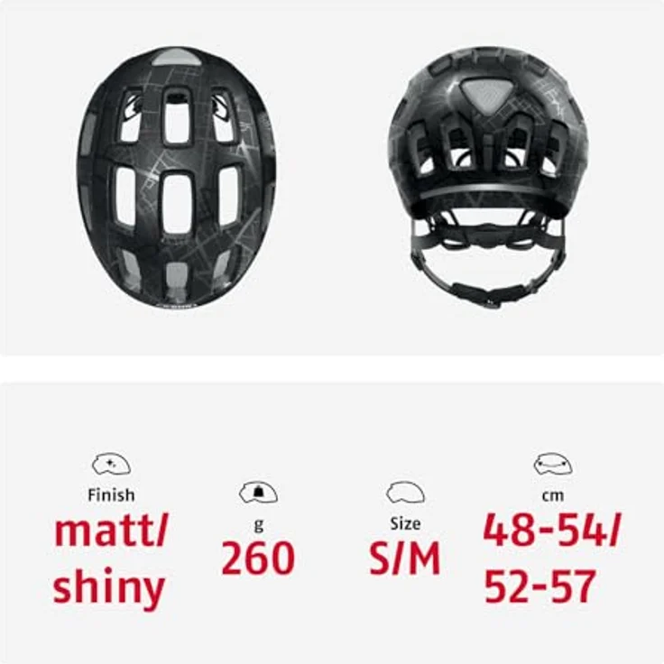 Abus Youn-I 2. 0 street art matt/shiny 48 - 54 cm – Bild 6