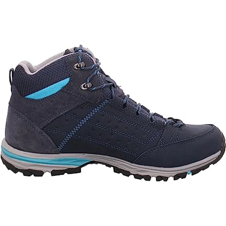 Meindl Damen Leichtwanderschuhe "Durban Gtx Mid", Knöchelhohe Wanderschuhe mit Gore-Tex-Membran für optimalen Wetterschutz, Schwarz – Bild 3