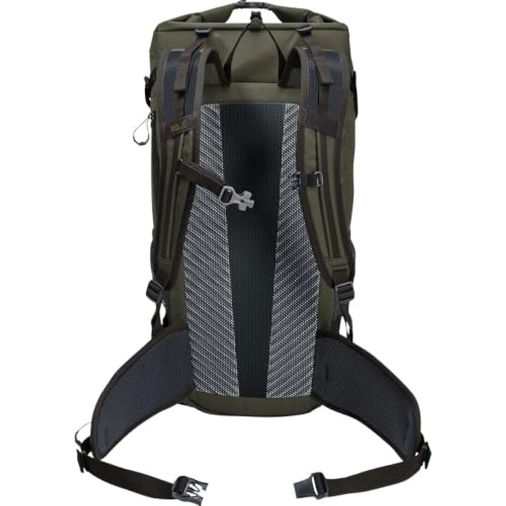 Jack Wolfskin Velocity Lite Wanderrucksack, 55 cm, oliv, 100% Polyester – Bild 2