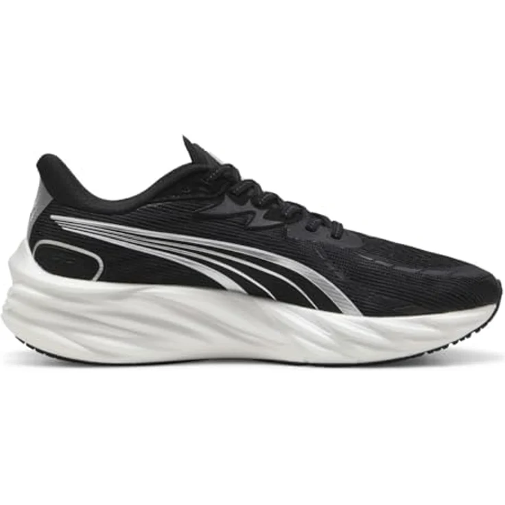 Puma Velocity NITRO 4, Herren Laufschuhe mit Nitro-Dämpfung, atmungsaktivem Obermaterial, Schwarz, Größe 46 – Bild 4