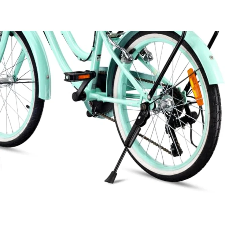 Sun Baby Heart Bike 20 Zoll Mädchenfahrrad, 6-Gang Shimano, Minze – Bild 8