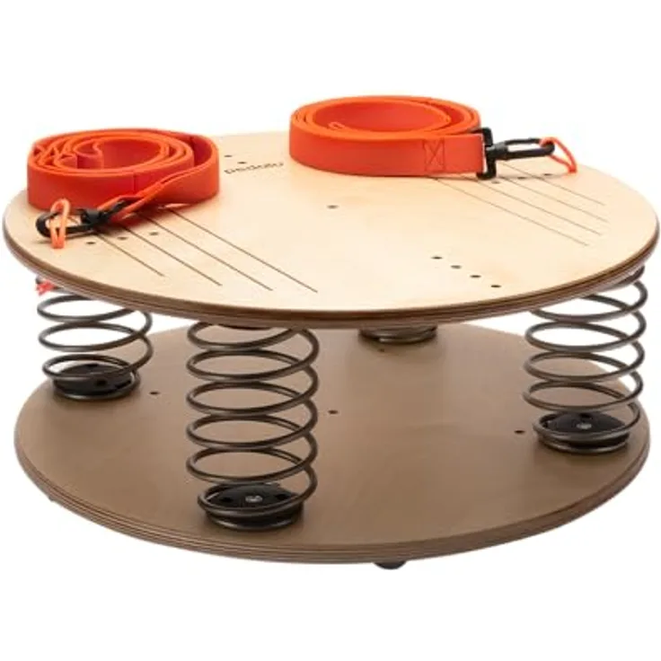 Pedalo Vestimed® 50, Balance Trainer aus wasserfest verleimtem Birke Multiplex Holz, max. Benutzergewicht 120 kg, inkl. 2 Widerstandsbänder und Übungsanleitung
