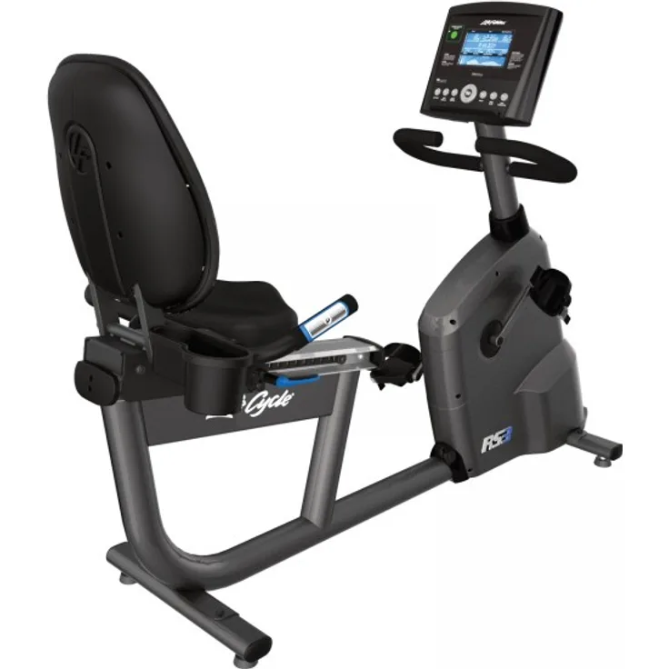 Life Fitness Liegeergometer RS3 Go deutsche Konsole