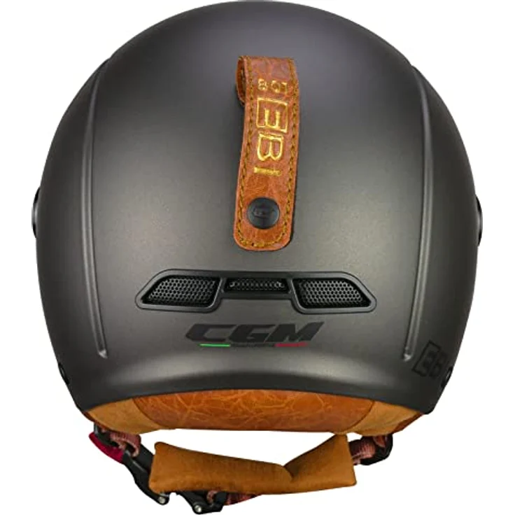 CGM EBI Skihelm für Erwachsene, Graphit satiniert, Doppelte Zertifizierung (CE EN1078 & CE EN1077), Größe M (57-58cm) – Bild 2