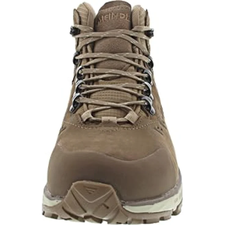 Meindl Menorca Walker Lady Mid, Damen Wanderschuhe in Braun, Größe 38, aus Nubukleder mit Gummilaufsohle und weit geschnitten – Bild 5