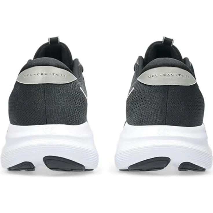 ASICS Performance Gel-Excite 11, Herren Laufschuhe mit AMPLIFOAM PLUS Dämpfung, schwarzes Jacquard-Mesh, Größe 44,5 – Bild 3
