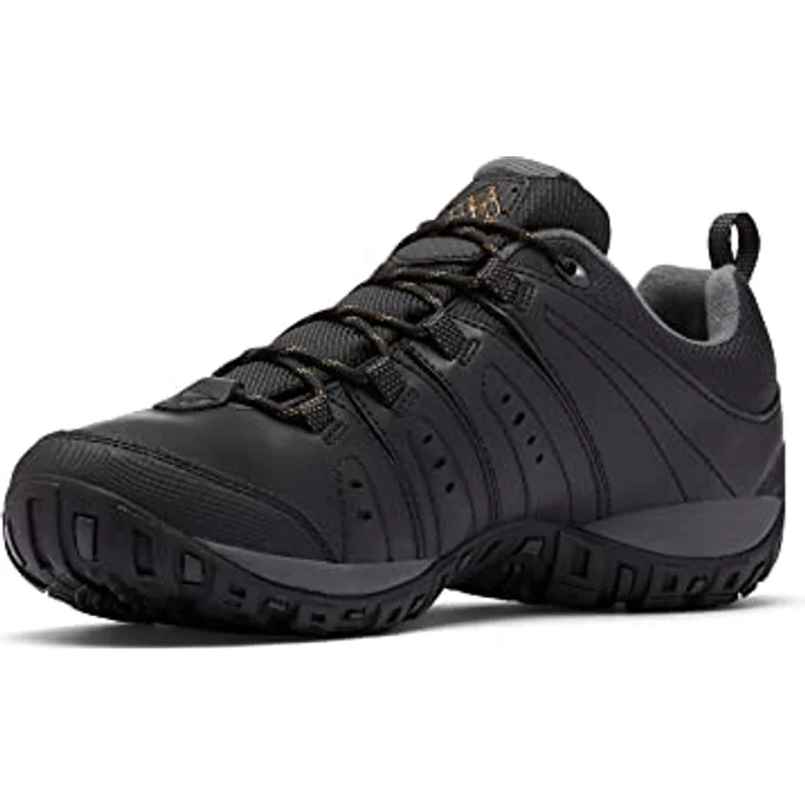Columbia Woodburn II 1553001012, Wasserdichte Trekkingschuhe für Herren, Schwarz, leichtes Leder-Mesh-Obermaterial, gepolsterte Zwischensohle, abriebsfeste Außensohle – Bild 2