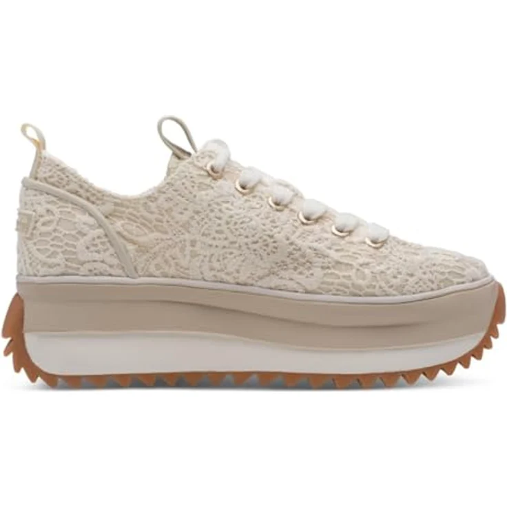 Tamaris Plateausneaker, sportlicher Schnürer mit Chunky-Sohle, weiß, Größe 42 – Bild 6