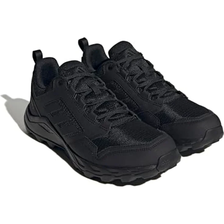 adidas Terrex Tracerocker 2, Unisex Wanderschuhe mit dämpfender Zwischensohle und griffiger Laufsohle, Schwarz, Größe 42.5 – Bild 3