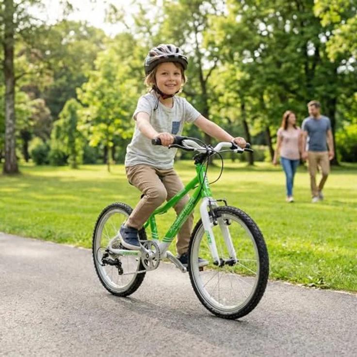 PROMETHEUS BICYCLES PRO 20 Zoll Kinderfahrrad, leicht (7,7 kg), 7-Gang microSHIFT Kettenschaltung, V-Brakes, SCHWALBE Reifen, für Jungen und Mädchen ab 6 Jahre – Bild 5