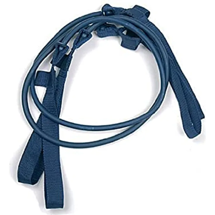 Gymstick Sparebands Medium Blue, Übungsbänder aus hochwertigem Latexgummi, Widerstand 1 bis 15 kg